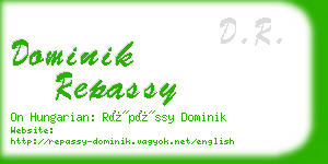 dominik repassy business card